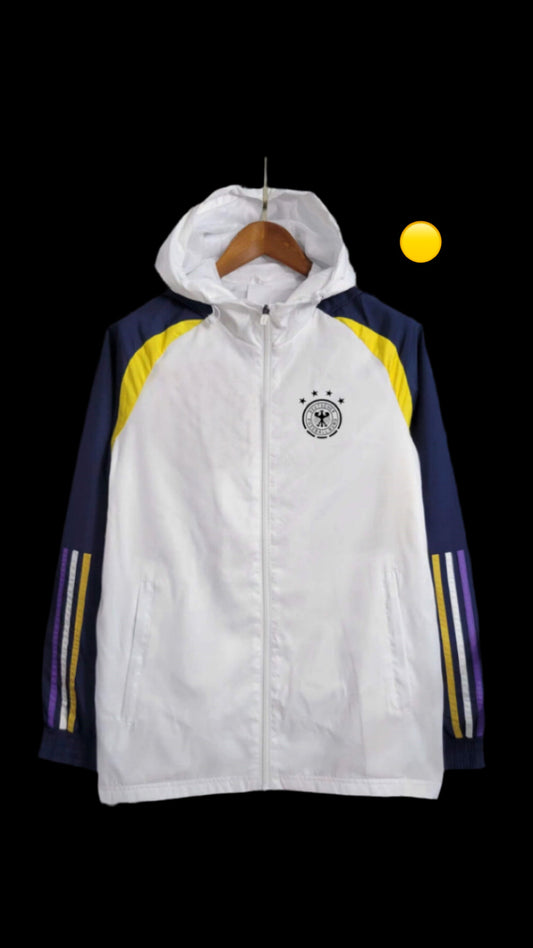 Tyskland Edition Windbreaker 🇩🇪💜🤍💛