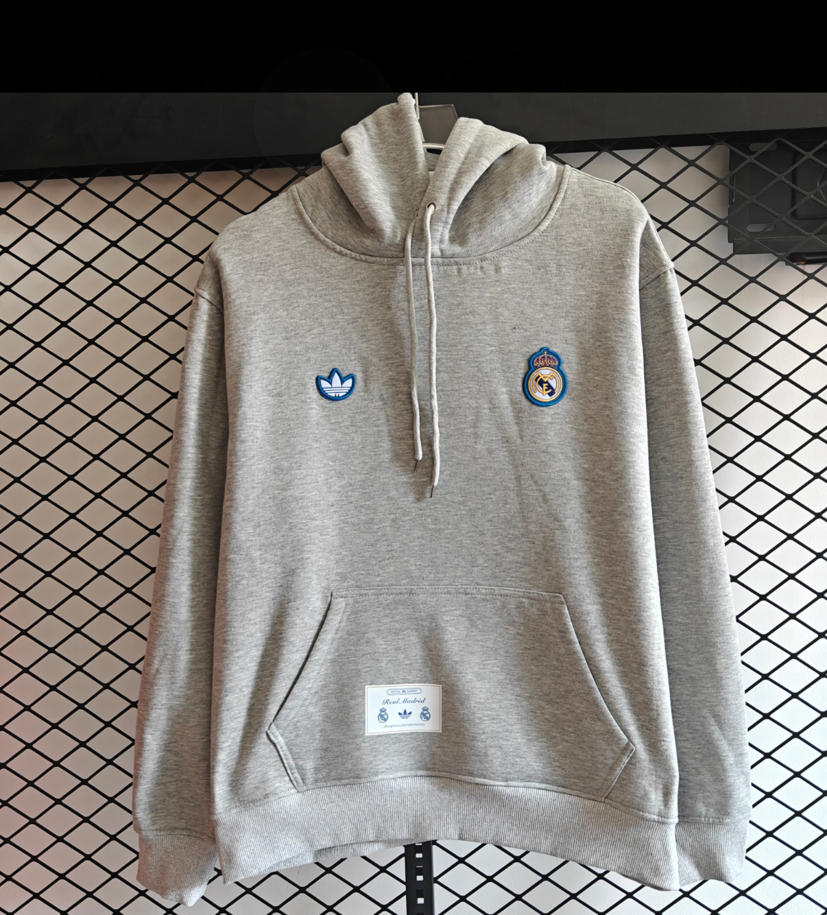 REAL MADRID GREY HOODIE